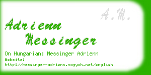 adrienn messinger business card